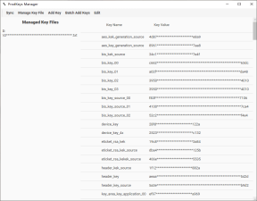 ProdKeys Manager