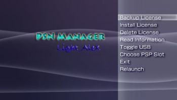 PSN License Manager