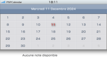 PSPCalendar