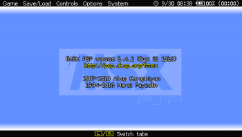 PSP fMSX 5.4