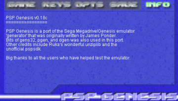 PSP Genesis