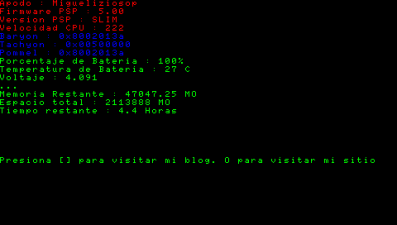 PSPInfos