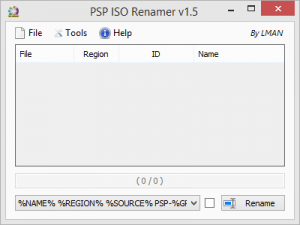 PSP ISO Renamer