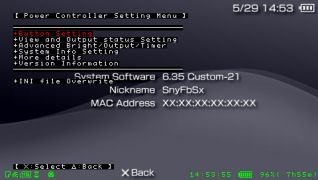PSP Power Controller (pwrCtrl)