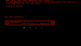 PSP Protection Password