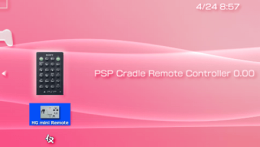 PSP Cradle Remote Controller