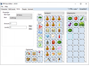 Rune Factory 4 Save Editor