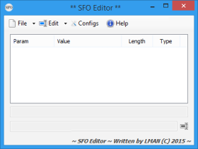 SFO Editor