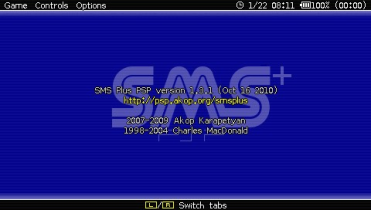 SMS+ PSP