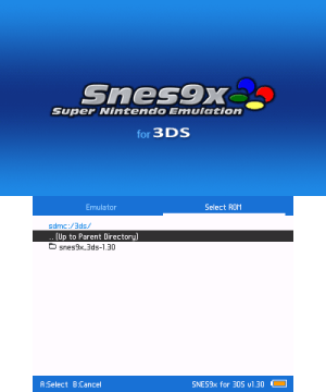 SNES9x 3DS