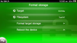 storageFormat
