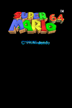 Super Mario 64 (1996) for Nintendo DSi