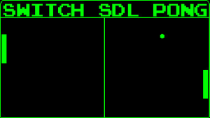 Switch SDL Pong