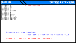 Bouton Testeur