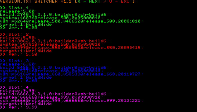 VERSiON.TXT SWiTCHER