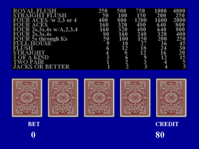 Video Poker X