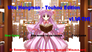 Vita Hangman - Touhou Edition