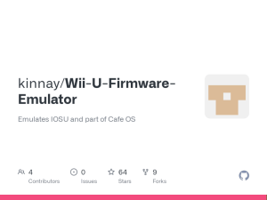 Wii U Firmware Emulator